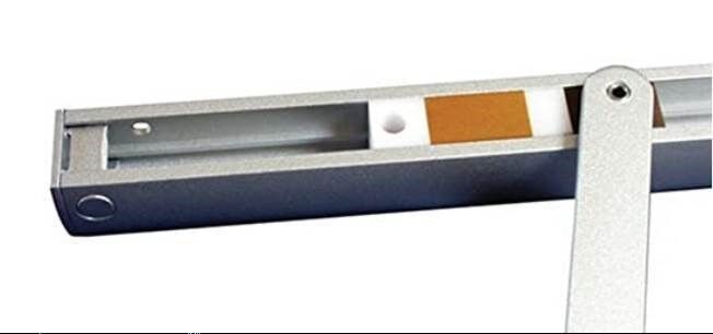 bovenste Echter niettemin Openingsbegrenzing met Geze T-stop glijrail voor deuren | Reynaers Aluminium
