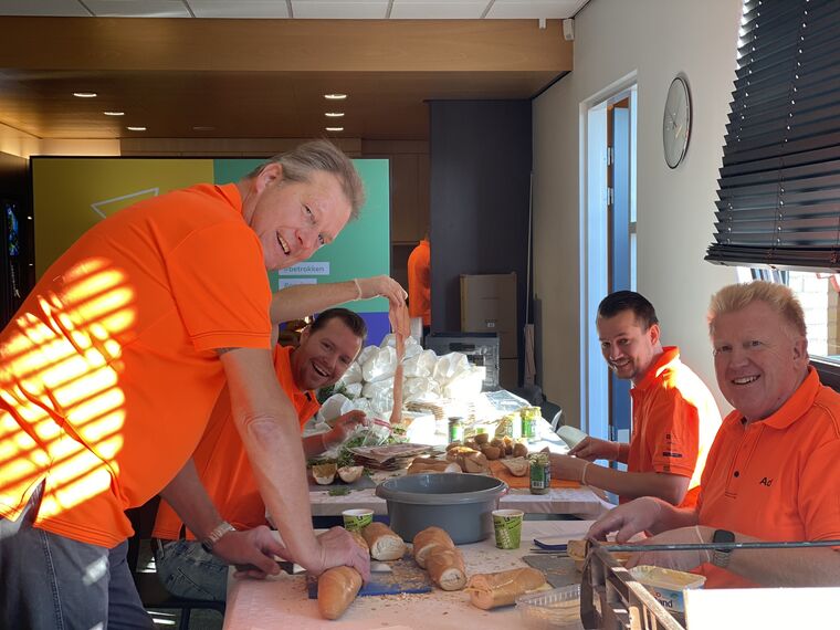 MVO-dag 2022 Cateringteam Reynaers Aluminium