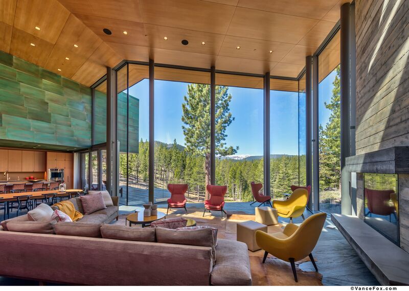 SlimLine 38 Ramen, SlimLine 38 Deuren, ConceptWall 50 Vliesgevels en Mosquito Overige producten - Martis Camp gelegen in Truckee, CA, Verenigde Staten van Amerika