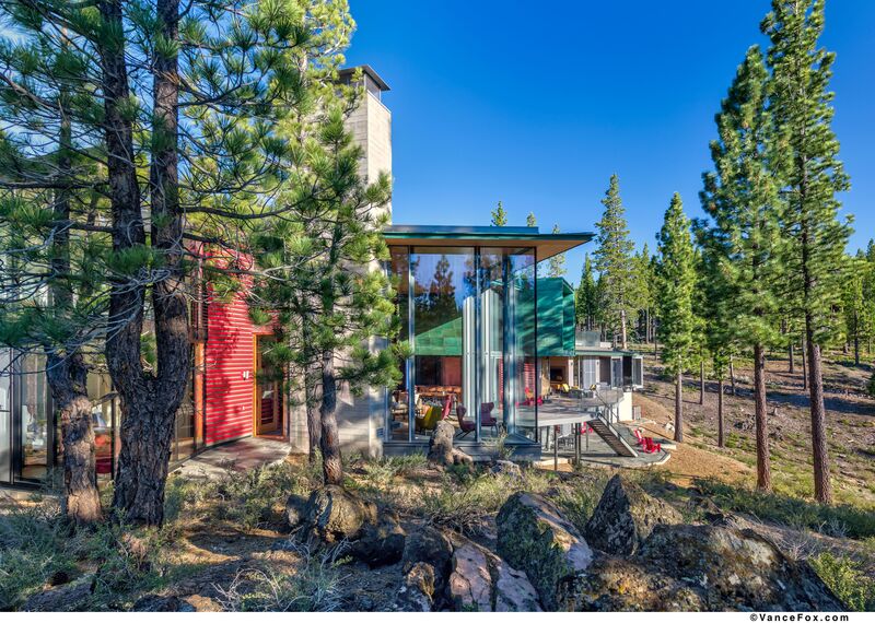 SlimLine 38 Ramen, SlimLine 38 Deuren, ConceptWall 50 Vliesgevels en Mosquito Overige producten - Martis Camp gelegen in Truckee, CA, Verenigde Staten van Amerika