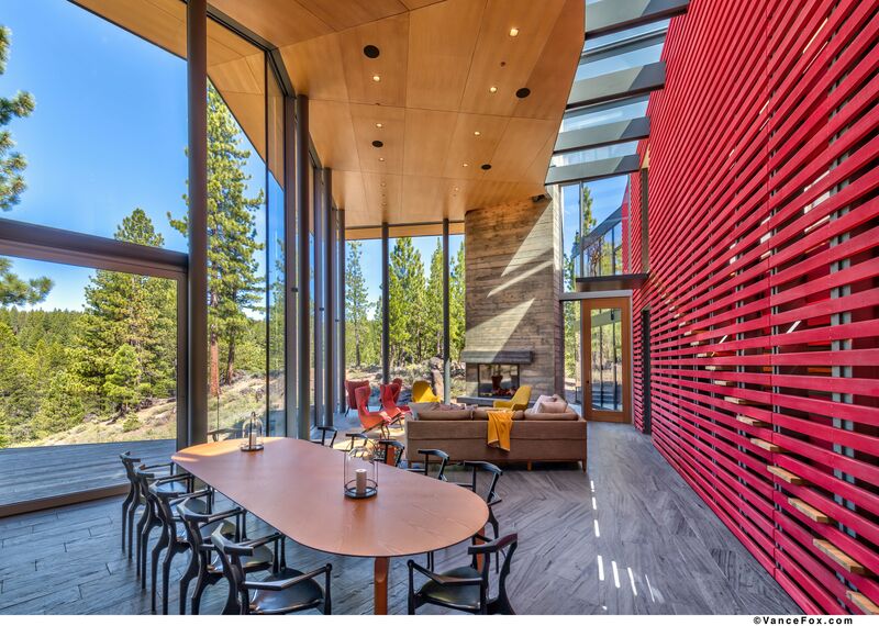 SlimLine 38 Ramen, SlimLine 38 Deuren, ConceptWall 50 Vliesgevels en Mosquito Overige producten - Martis Camp gelegen in Truckee, CA, Verenigde Staten van Amerika