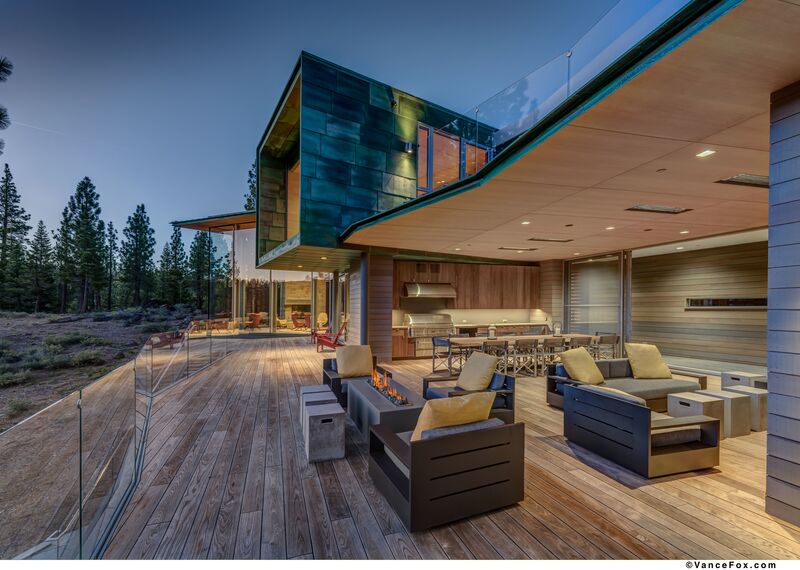 SlimLine 38 Ramen, SlimLine 38 Deuren, ConceptWall 50 Vliesgevels en Mosquito Overige producten - Martis Camp gelegen in Truckee, CA, Verenigde Staten van Amerika