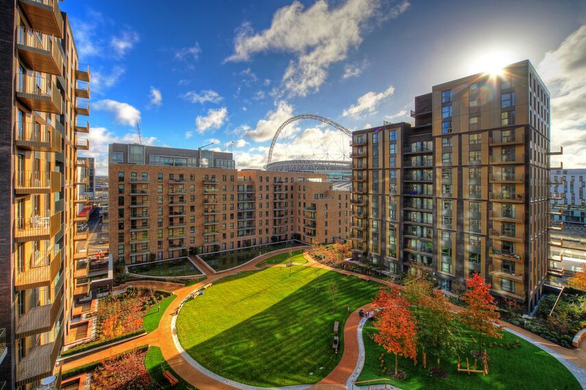 ConceptSystem 77 Ramen, ConceptSystem 77 Deuren, CS 86-HI (c) Geannuleerde systemen en ConceptWall 50 Vliesgevels - Wembley Park gelegen in London, Verenigd Koninkrijk