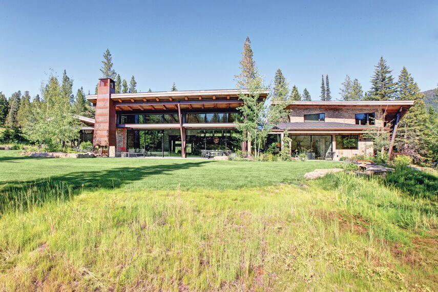 ConceptSystem 77 Ramen, ConceptSystem 77 Deuren, HiFinity Schuifsystemen en Purity Handgrepen - Flying Star Residence gelegen in Bridger Canyon, Verenigde Staten van Amerika