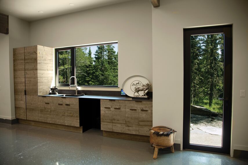 ConceptSystem 77 Ramen, ConceptSystem 77 Deuren, HiFinity Schuifsystemen en Purity Handgrepen - Flying Star Residence gelegen in Bridger Canyon, Verenigde Staten van Amerika