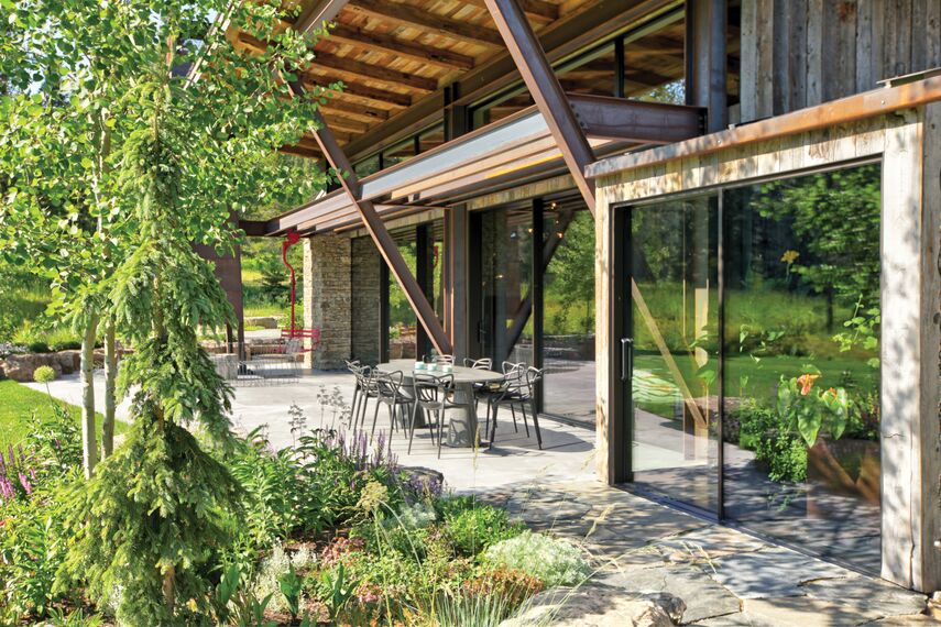 ConceptSystem 77 Ramen, ConceptSystem 77 Deuren, HiFinity Schuifsystemen en Purity Handgrepen - Flying Star Residence gelegen in Bridger Canyon, Verenigde Staten van Amerika