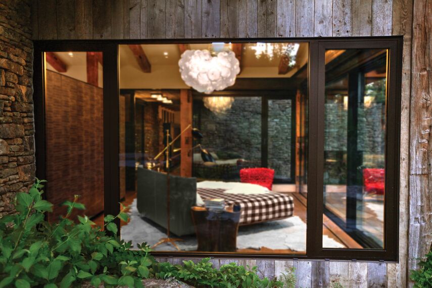 ConceptSystem 77 Ramen, ConceptSystem 77 Deuren, HiFinity Schuifsystemen en Purity Handgrepen - Flying Star Residence gelegen in Bridger Canyon, Verenigde Staten van Amerika