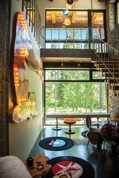 ConceptSystem 77 Ramen, ConceptSystem 77 Deuren, HiFinity Schuifsystemen en Purity Handgrepen - Flying Star Residence gelegen in Bridger Canyon, Verenigde Staten van Amerika