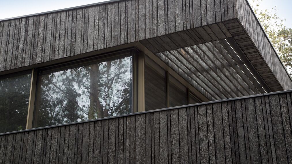 HiFinity Schuifsystemen - Villa Villa Meijendel: zwarthouten duinvilla vol natuurbeleving gelegen in Wassenaar, Nederland