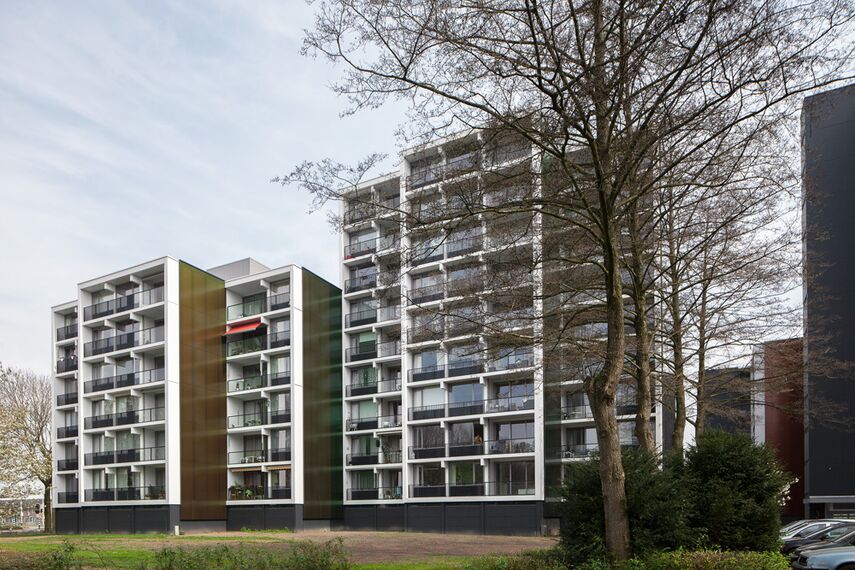 ConceptSystem 68 Ramen en ConceptPatio 130 Schuifsystemen - Appartementencomplex Weezenhof Nijmegen: Duurzame flat-renovatie met Dubo-keur gelegen in Nijmegen, Nederland