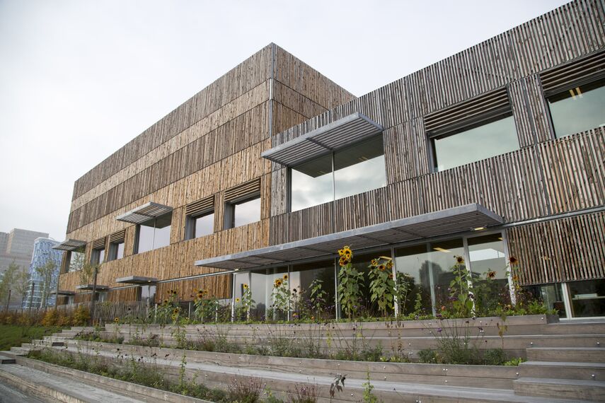CS 38-SL Geannuleerde systemen en SlimLine 38 Ramen - Boarding school Kindercampus Zuidas: Robuust en fris gelegen in Amsterdam, Nederland