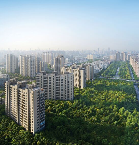 HiFinity Schuifsystemen - Appartementencomplex Black Forest Building 11 gelegen in Shanghai, China