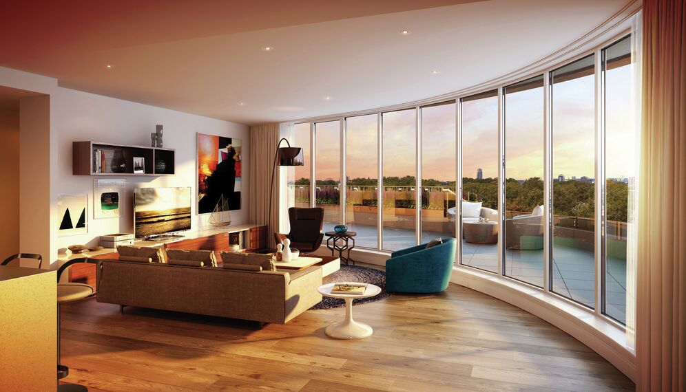 ConceptWall 50 Vliesgevels, ConceptSystem 77 Ramen en ConceptFolding 77 Schuifsystemen - Vista gelegen in London, Verenigd Koninkrijk