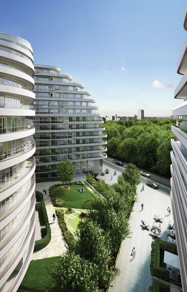 ConceptWall 50 Vliesgevels, ConceptSystem 77 Ramen en ConceptFolding 77 Schuifsystemen - Vista gelegen in London, Verenigd Koninkrijk