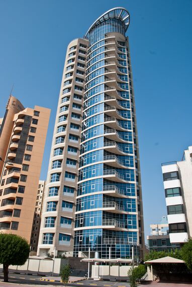 Appartementencomplex Yacob Behbehani Tower gelegen in Salmiya, Koeweit