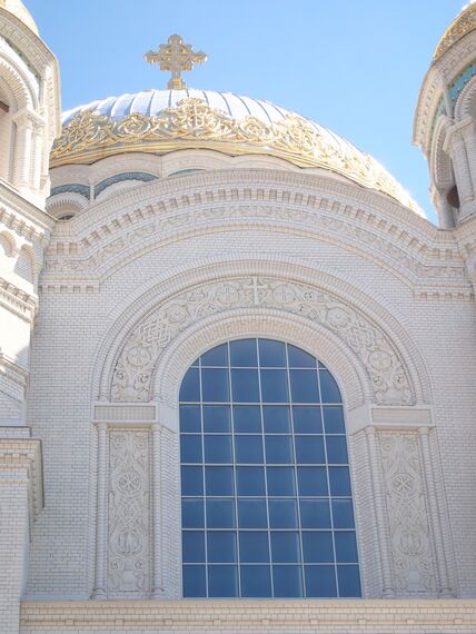 Church/Convent/Abbey/Mosque/Synagogue The Morskoy Cathedral of St Nicholas gelegen in Kronshtadt, Rusland