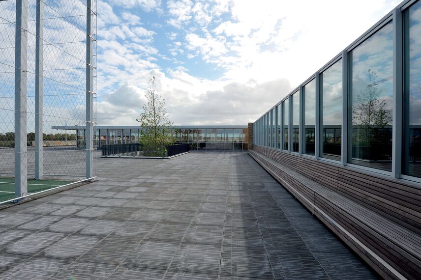 ConceptWall 50 Vliesgevels - School International School Almere gelegen in Almere, Nederland