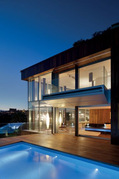 ConceptWall 60 Vliesgevels en ConceptPatio 130 Schuifsystemen - Private House El Papiol gelegen in Barcelona, Spanje