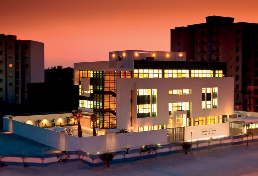 BriseSoleil 100 Zonwering en ConceptWall 60 Vliesgevels - Embassy of Canada gelegen in Tunis, Tunesië