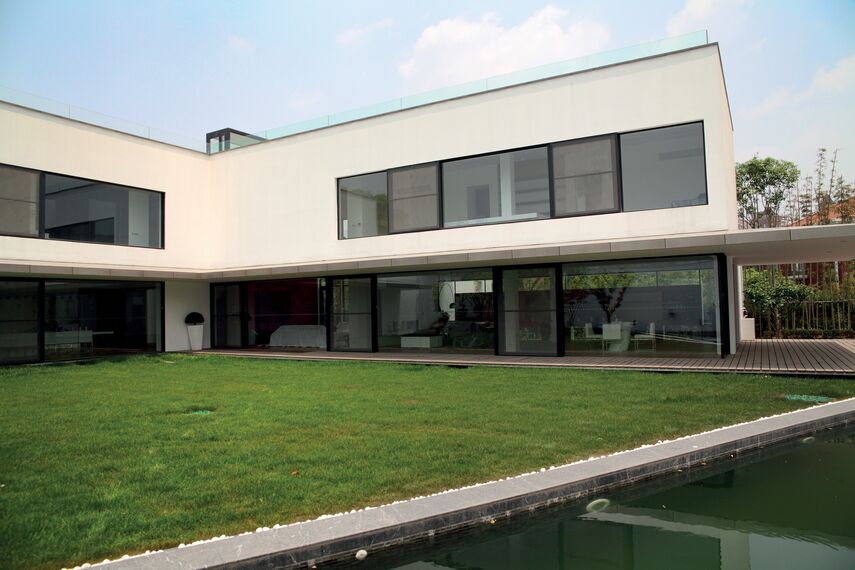 ConceptWall 50 Vliesgevels - Jiujiangtang Villa gelegen in Shanghai, China