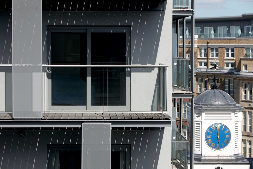 ConceptWall 50 Vliesgevels - Appartementencomplex The Armouries gelegen in London, Verenigd Koninkrijk