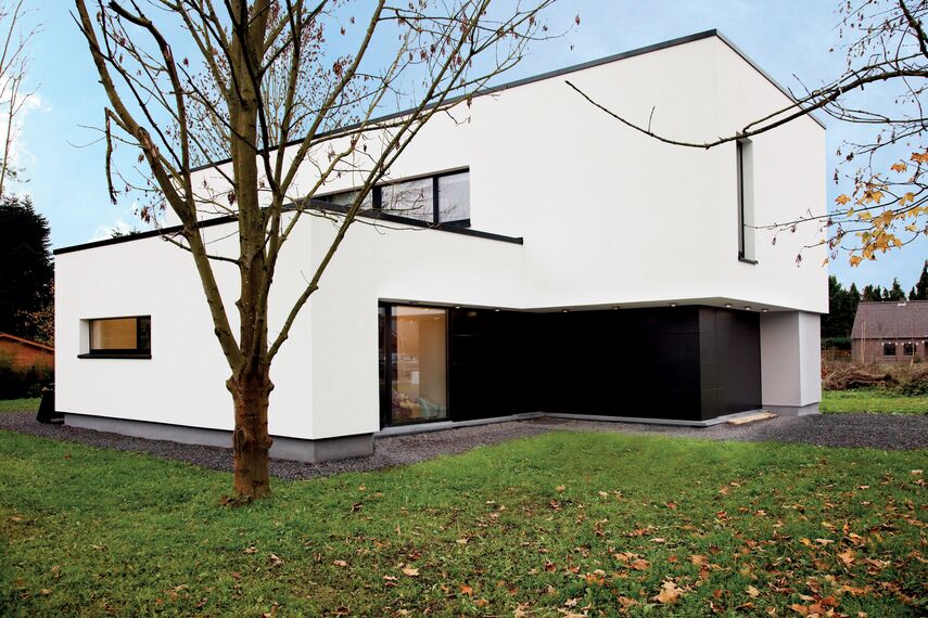 ConceptPatio 130 Schuifsystemen en CS 86-HI (c) Geannuleerde systemen - Passive House gelegen in Ath, België