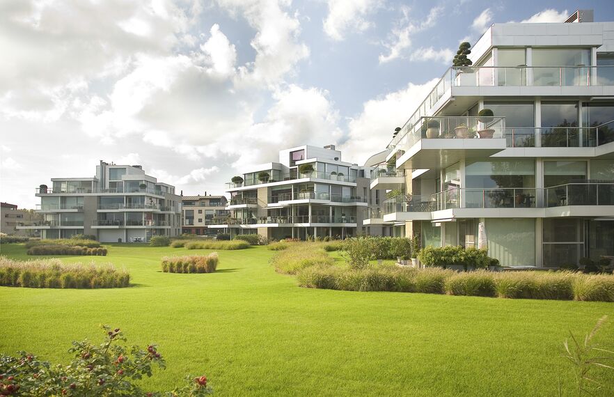 ConceptSystem 59 Deuren, ConceptSystem 68 Ramen, ConceptSystem 59 Ramen en ConceptSystem 68 Deuren - De Zaat Appartments gelegen in Temse, België