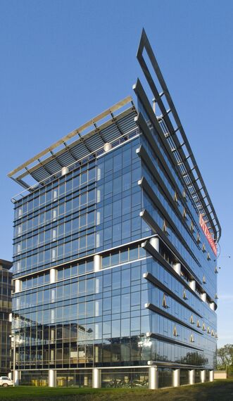 ConceptWall 50 Vliesgevels - Business center Marynarska Business Park gelegen in Warsaw, Polen