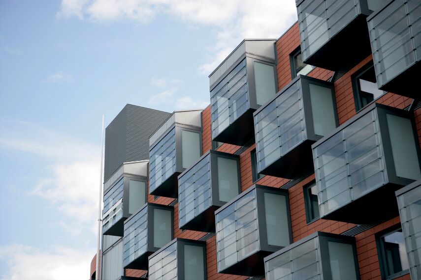 ConceptWall 50 Vliesgevels - Appartementencomplex Sainsbury's Maidenhead gelegen in Maidenhead, Verenigd Koninkrijk