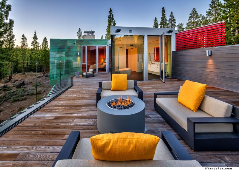 SlimLine 38 Ramen, SlimLine 38 Deuren, ConceptWall 50 Vliesgevels en Mosquito Overige producten - Martis Camp gelegen in Truckee, CA, Verenigde Staten van Amerika
