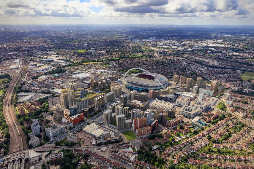 ConceptSystem 77 Ramen, ConceptSystem 77 Deuren, CS 86-HI (c) Geannuleerde systemen en ConceptWall 50 Vliesgevels - Wembley Park gelegen in London, Verenigd Koninkrijk
