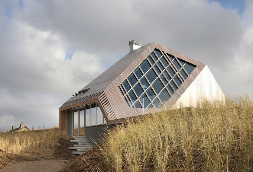 ConceptWall 50 Vliesgevels - House Dune house Terschelling: half verzonken loft in de duinen gelegen in Helmond, Nederland