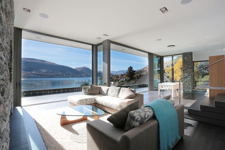 ConceptFolding 77 Schuifsystemen en ConceptSystem 77 Ramen - Lake Wakatipu House gelegen in Otago, Nieuw-Zeeland