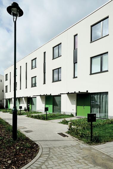 Appartementencomplex Housing complex Bervoets gelegen in Vorst, België