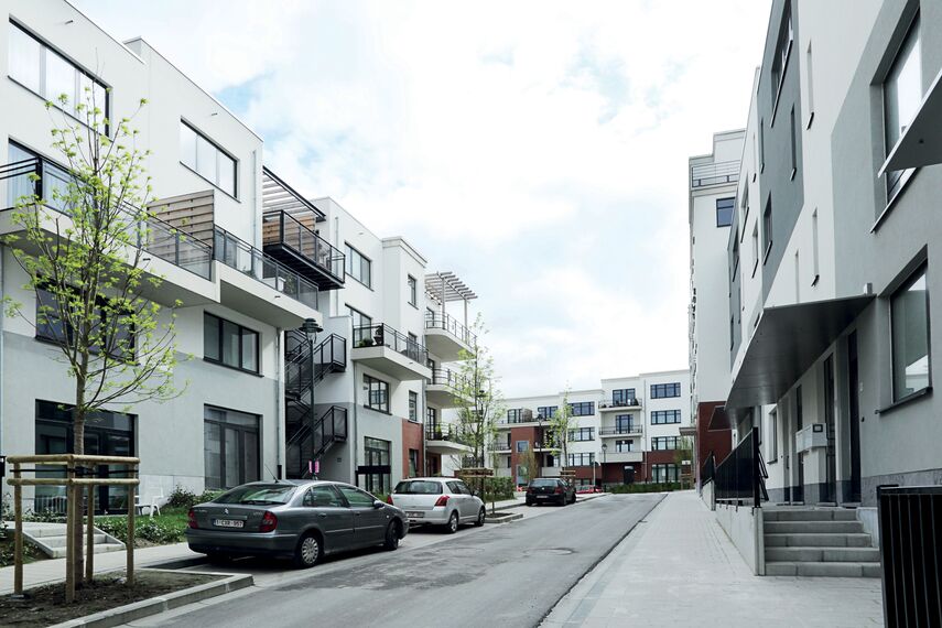 Appartementencomplex Housing complex Bervoets gelegen in Vorst, België