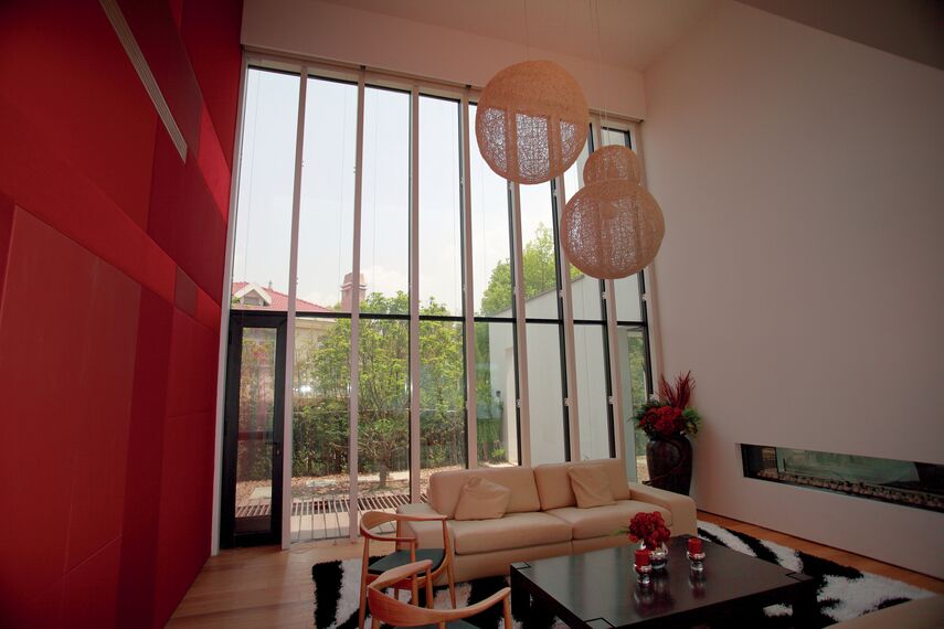 ConceptWall 50 Vliesgevels - Jiujiangtang Villa gelegen in Shanghai, China