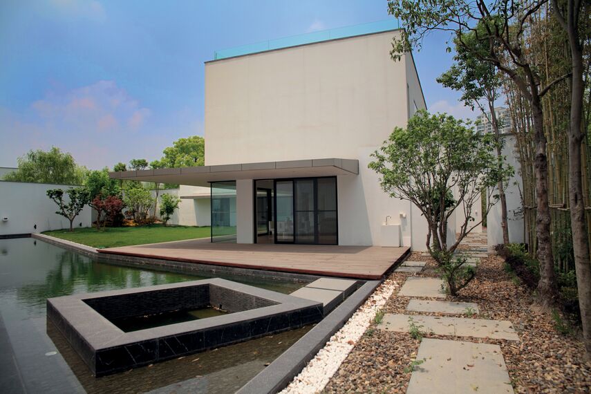 ConceptWall 50 Vliesgevels - Jiujiangtang Villa gelegen in Shanghai, China