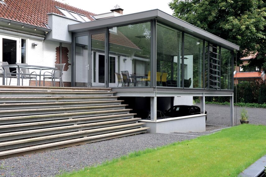 ConceptWall 50 Vliesgevels - Villa Uitbreiding woonhuis Oosterbeek gelegen in Oosterbeek, Nederland