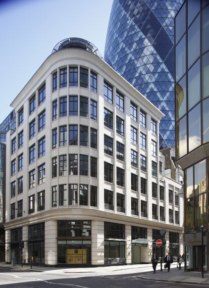 CS 38-SL Geannuleerde systemen, CS 38-SL Geannuleerde systemen, ConceptWall 50 Vliesgevels en ConceptSystem 68 Deuren - Office building 50 St Mary's Axe gelegen in London, Verenigd Koninkrijk
