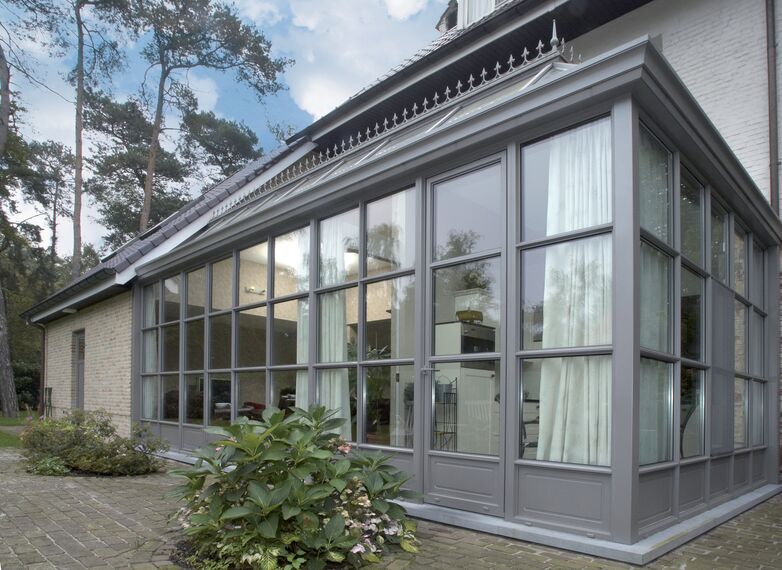 CS 38-SL Geannuleerde systemen, CS 38-SL Geannuleerde systemen en ConceptRoof 120 Tuinkamers - Conservatory Brasschaat 3 gelegen in Brasschaat, België