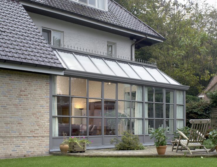 CS 38-SL Geannuleerde systemen, CS 38-SL Geannuleerde systemen en ConceptRoof 120 Tuinkamers - Conservatory Brasschaat 3 gelegen in Brasschaat, België