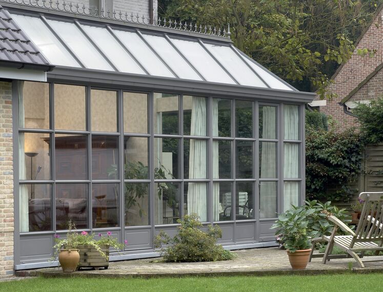 CS 38-SL Geannuleerde systemen, CS 38-SL Geannuleerde systemen en ConceptRoof 120 Tuinkamers - Conservatory Brasschaat 3 gelegen in Brasschaat, België