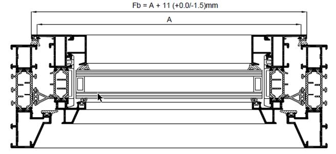 Reynaers Aluminium SL 38 zaagtoleranties