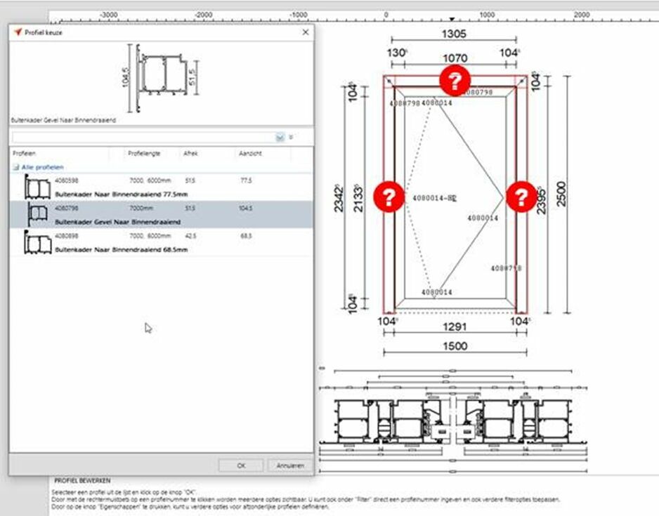 ICT instructie Reyna Pro pivotdeur invoeren