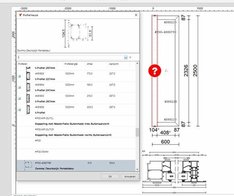 ICT instructie Reyna Pro pivotdeur invoeren