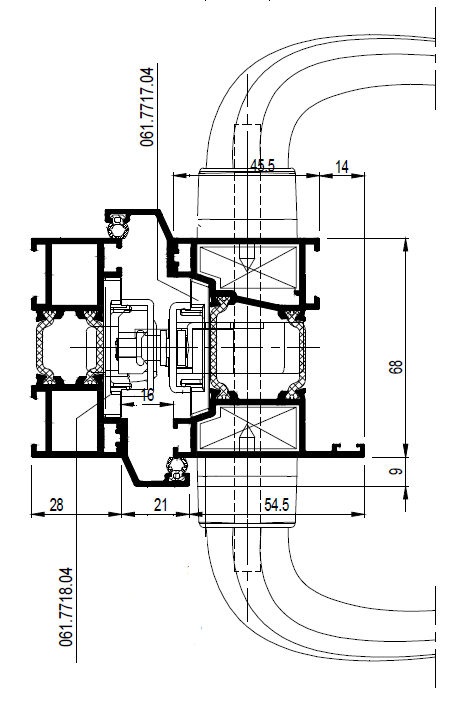 Nieuwe situatie deurslot ConceptFolding 68