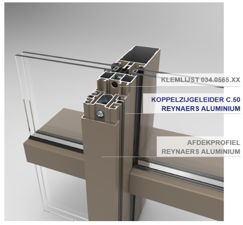 Combineer ConceptWall 50 met Renson Fixscreen Minimal