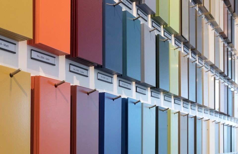 kleuren en afwerkingen