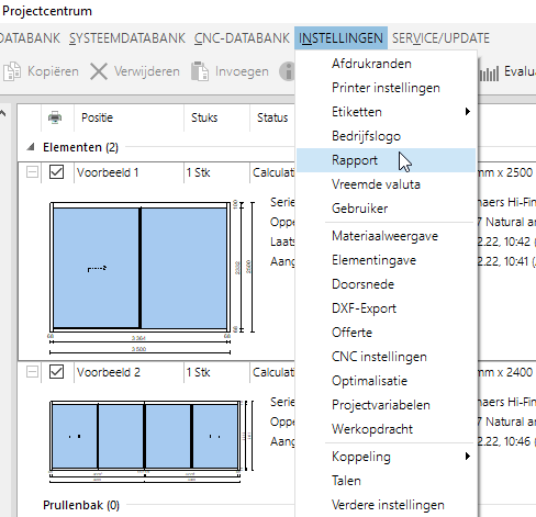 Rapport inladen HiFinity glas