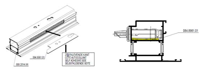 Brandwerende isolatiestrips CS77